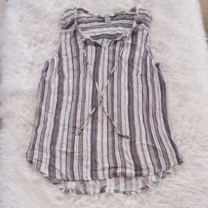 4/$13 Striped Sleeveless Top